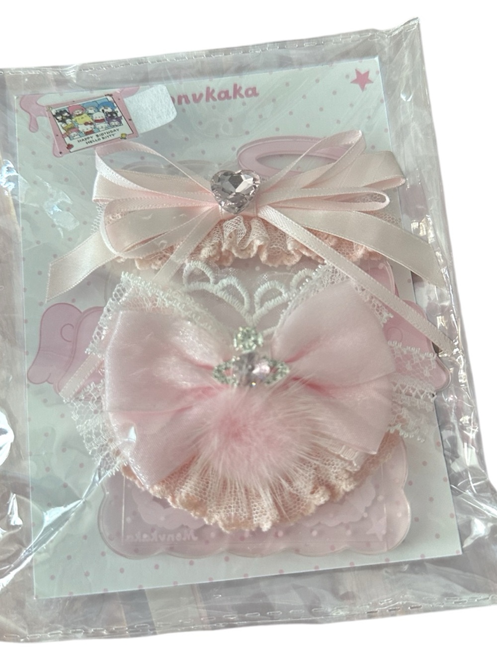 Handmade cardholder coquette